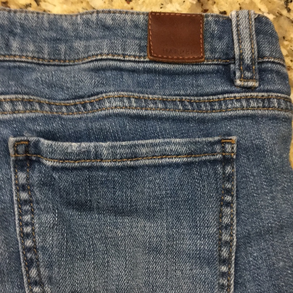 Soft, cotton with a little Spandex - jeans.